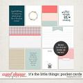 It's The Little Things: Pocket Cards | Designed by Soco It's The Little Things: Pocket Cards | Designed by Soco