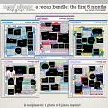 Cindy's Layered Templates - A Recap Bundle: The First 6 Months by Cindy Schneider
