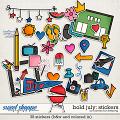 Bold July Stickers by Connection Keeping