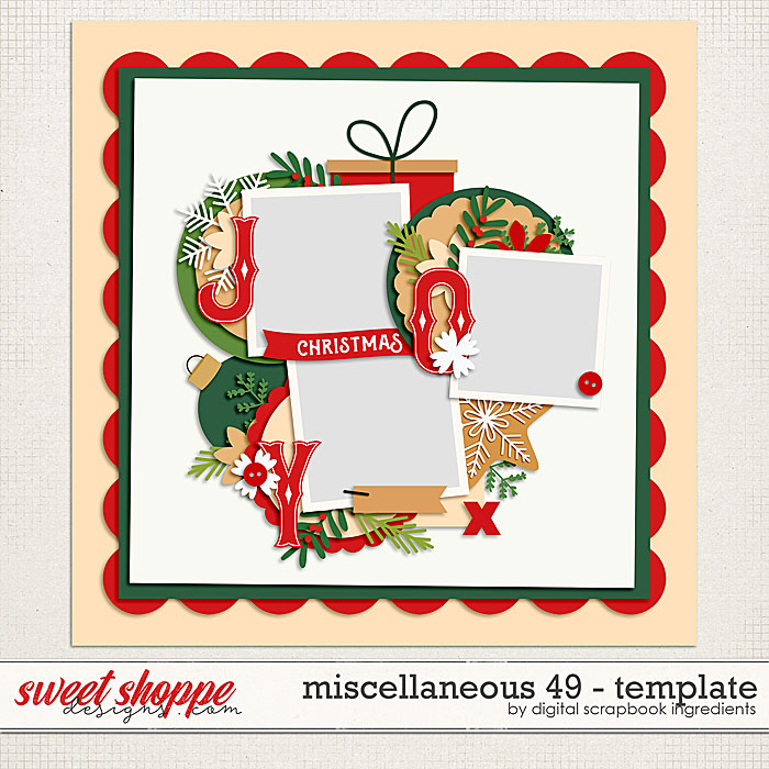 Miscellaneous 49 Template by Digital Scrapbook Ingredients