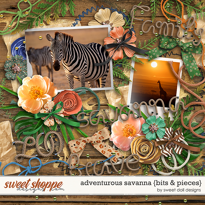 Adventurous Savanna {bits & pieces} by Sweet Doll designs  