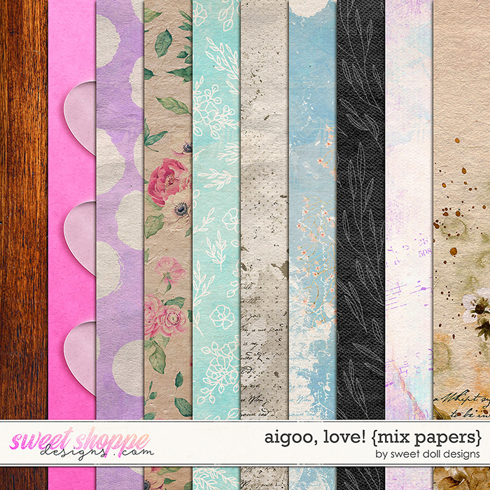 Aigoo, Love! {mix papers} by Sweet Doll designs