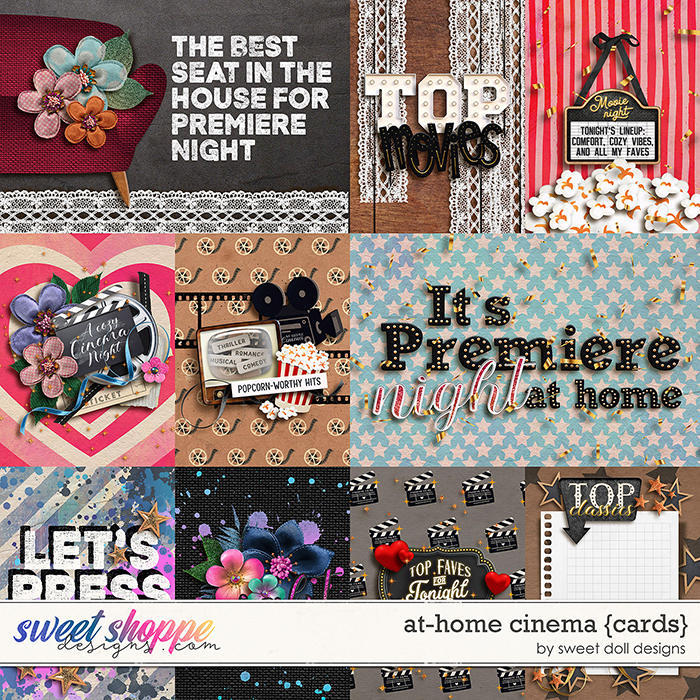 At-Home Cinema {+cards} by Sweet Doll designs