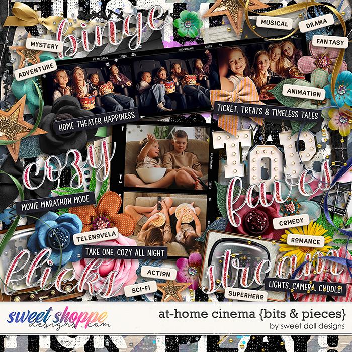 At-Home Cinema {bits & pieces} by Sweet Doll designs