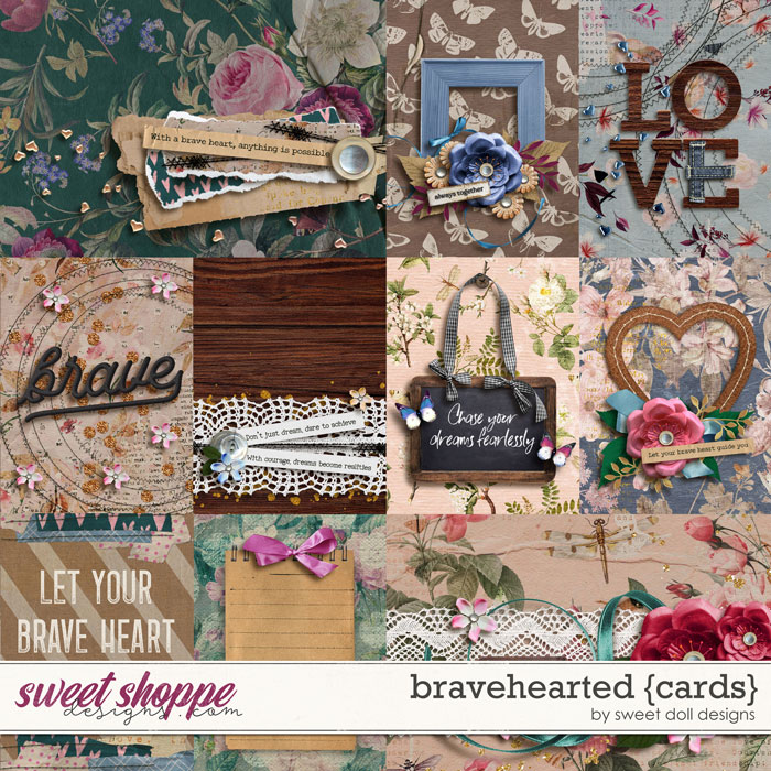 Bravehearted {+cards} by Sweet Doll designs   