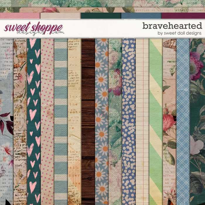 Bravehearted Papers by Sweet Doll designs 