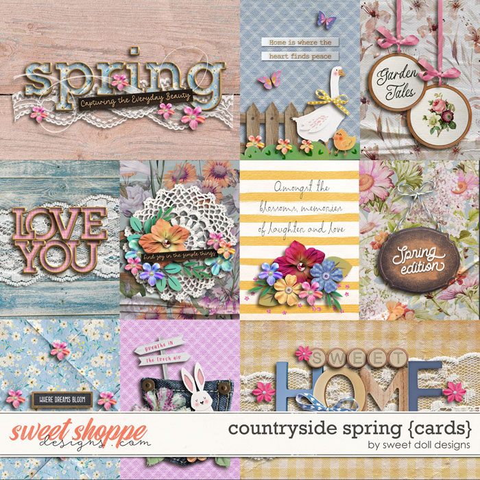 Countryside Spring {+cards} by Sweet Doll designs 