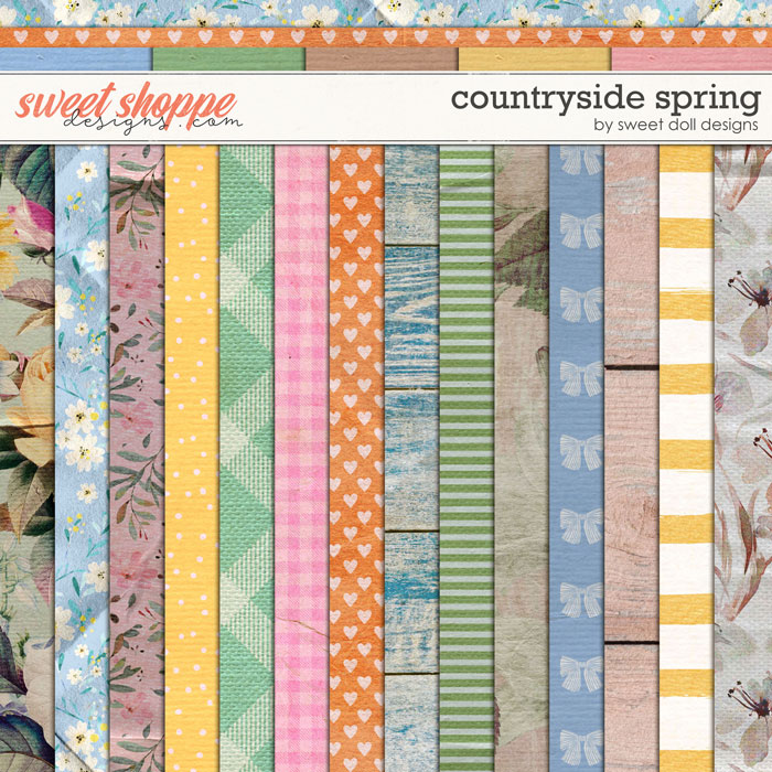Countryside Spring Papers by Sweet Doll designs 