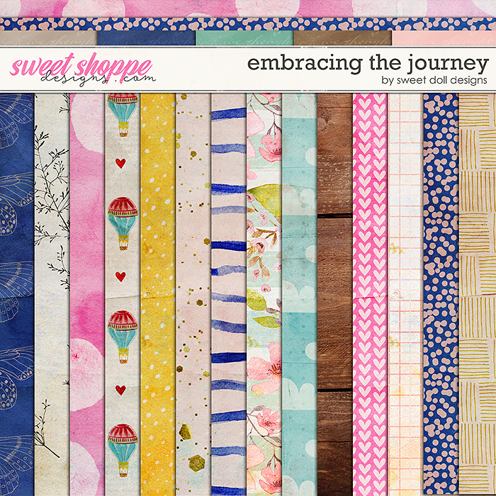 Embracing The Journey Papers by Sweet Doll designs    