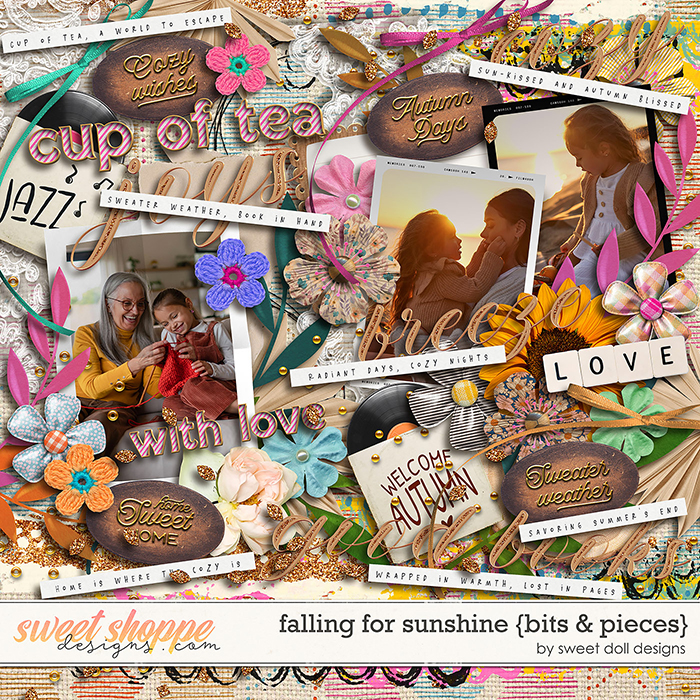 Falling for Sunshine {bits & pieces} by Sweet Doll designs