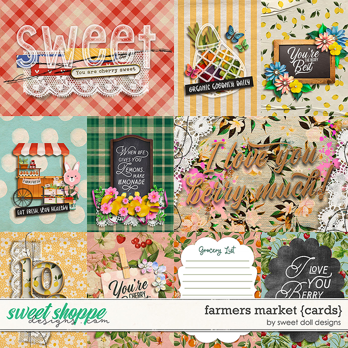 Farmers Market {+cards} by Sweet Doll designs