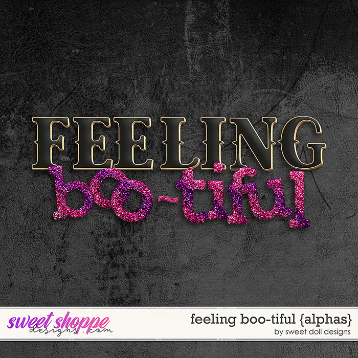 Feeling boo-tiful {alphas} by Sweet Doll designs