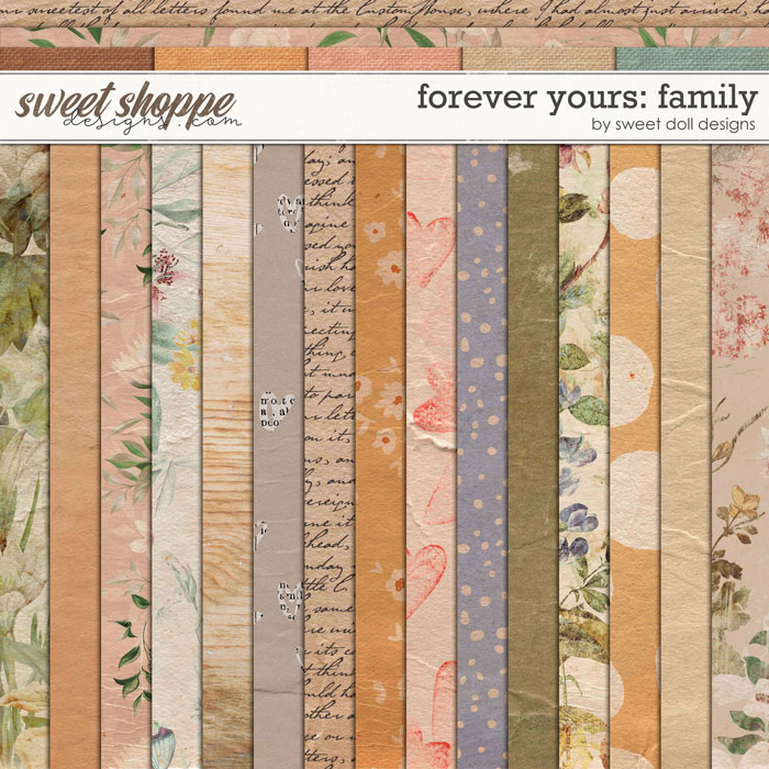 Forever Yours: Family Papers by Sweet Doll designs     