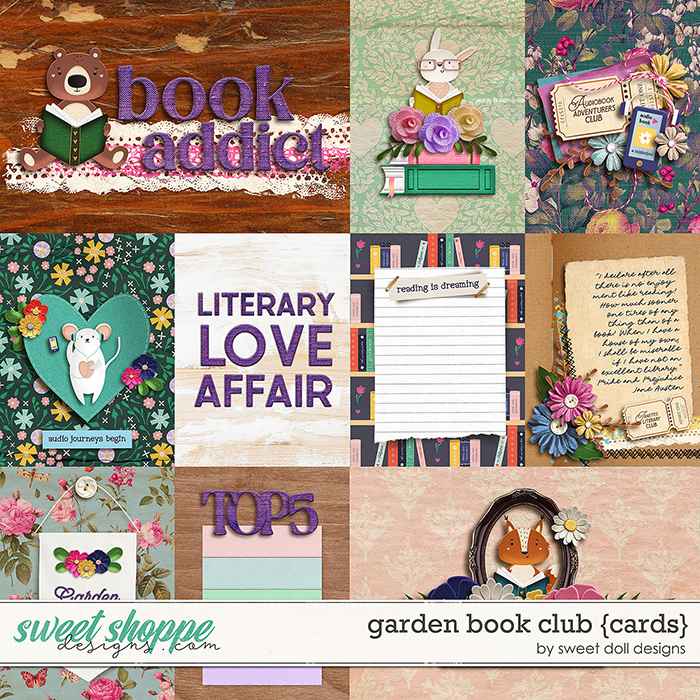 Garden Book Club {+cards} by Sweet Doll designs  