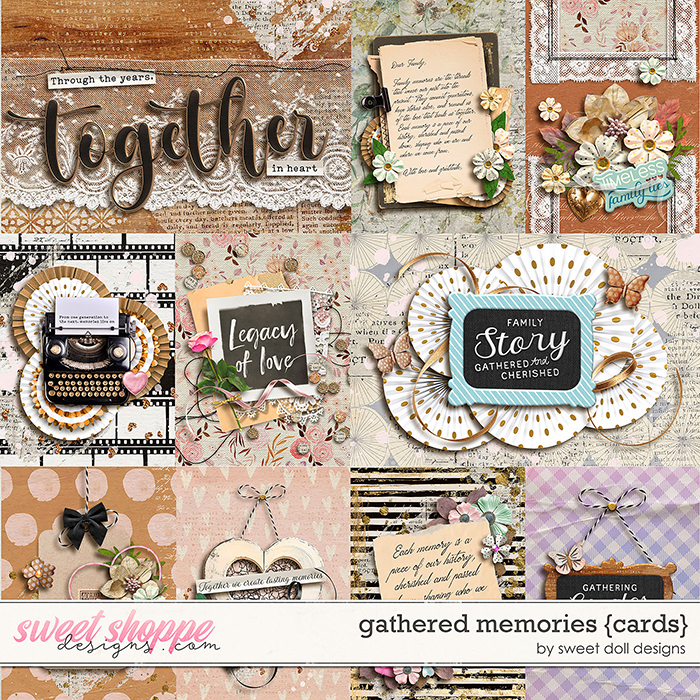Gathered Memories {+cards} by Sweet Doll designs