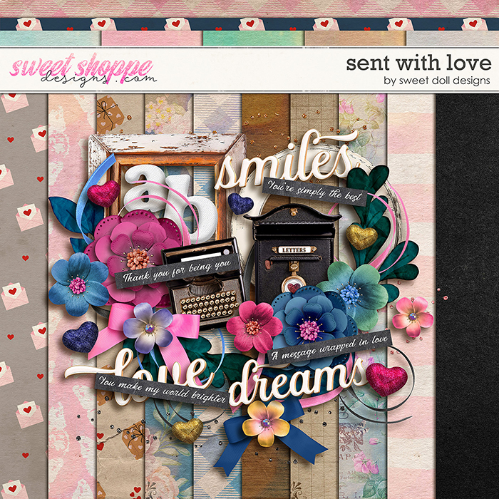 Sent with Love {mini kit} by Sweet Doll designs