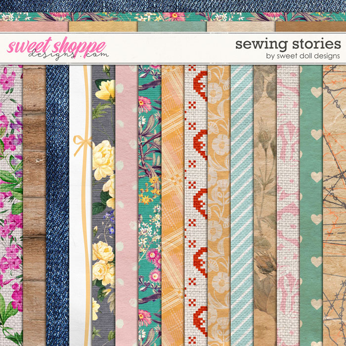 Sewing Stories Papers by Sweet Doll designs      