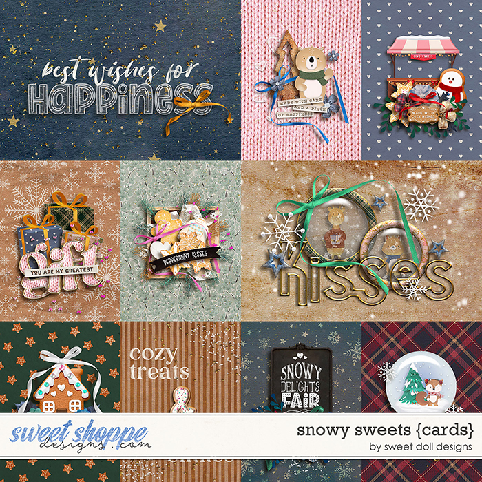 Snowy Sweets {cards} by Sweet Doll designs
