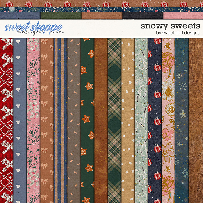 Snowy Sweets Papers by Sweet Doll designs