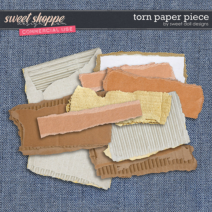 Torn Paper piece (CU) by Sweet Doll designs