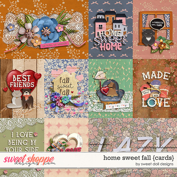 Home Sweet Fall {+cards} by Sweet Doll designs