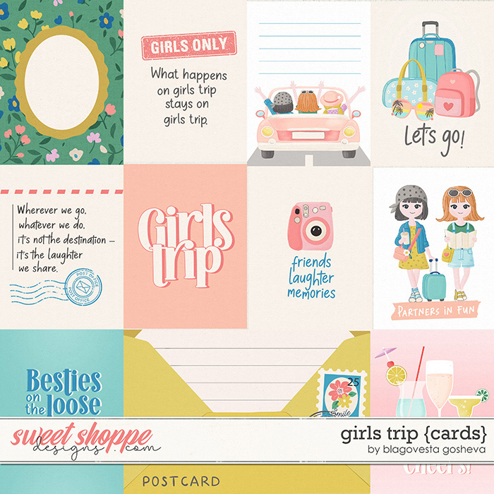 Girls Trip {cards} by Blagovesta Gosheva