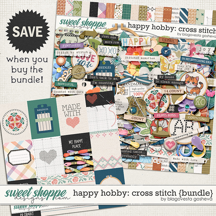Happy Hobby: Cross Stitch {bundle} by Blagovesta Gosheva