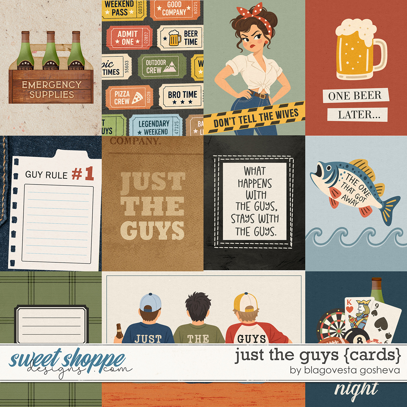 Just the Guys {cards} by Blagovesta Gosheva