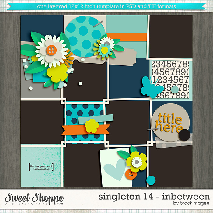Brook's Templates - Singleton 14 - Inbetween by Brook Magee