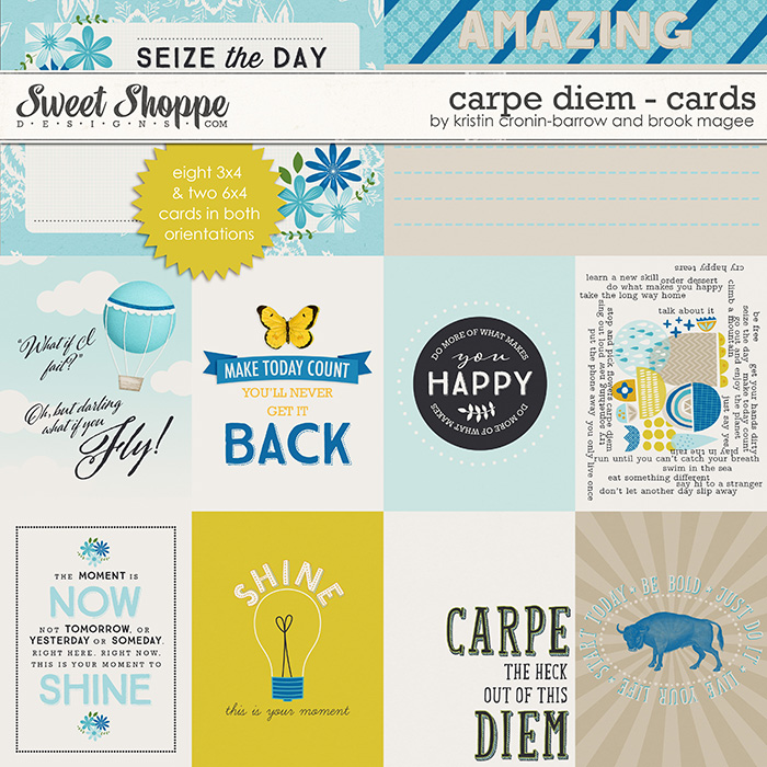 Carpe Diem - Cards by Kristin Cronin-Barrow and Brook Magee Carpe Diem - Cards by Kristin Cronin-Barrow and Brook Magee