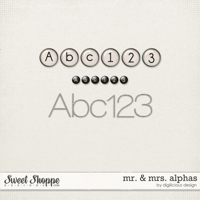 Mr. & Mrs. Alphas by Digilicious Design