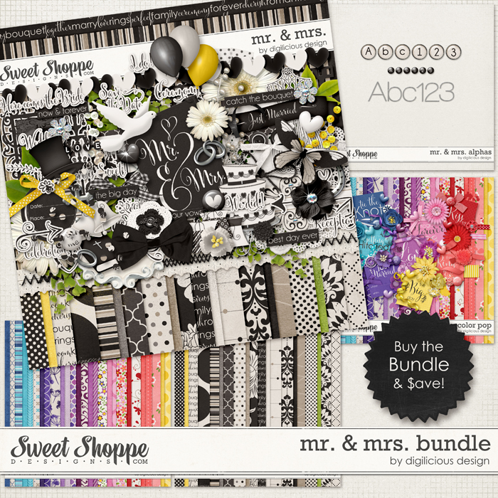 Mr. & Mrs. Bundle by Digilicious Design