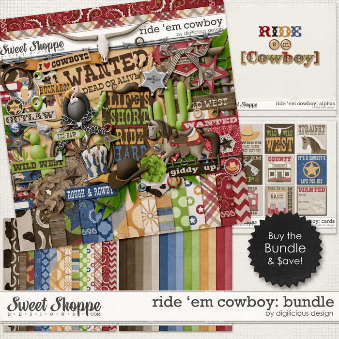 Ride 'em Cowboy Bundle by Digilicious Design