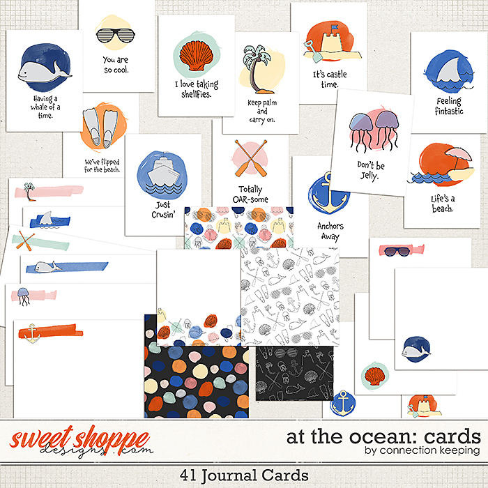 At the Ocean Journal Cards by Connection Keeping
