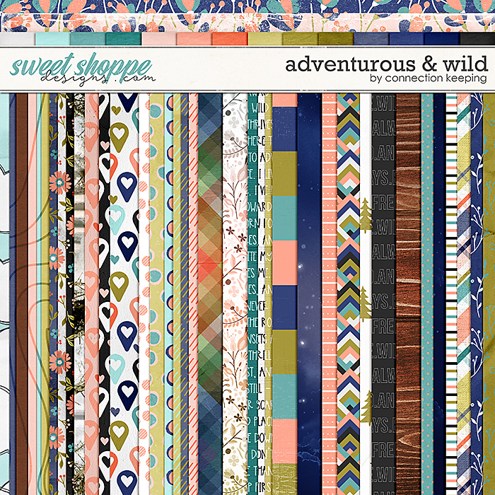 Adventurous and Wild Papers Pack by Connection Keeping