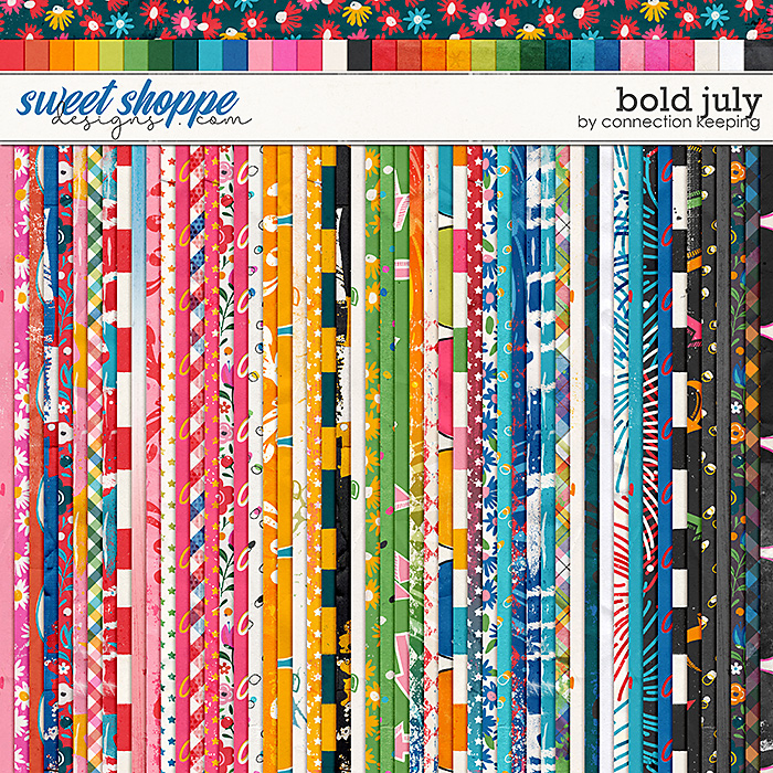 Bold July Papers Pack by Connection Keeping