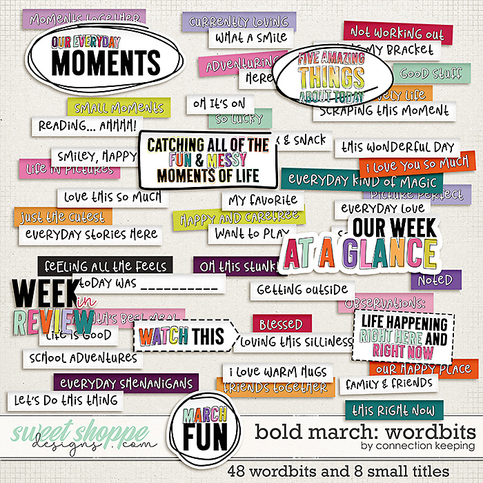 Bold March Wordbits by Connection Keeping Bold March Wordbits by Connection Keeping