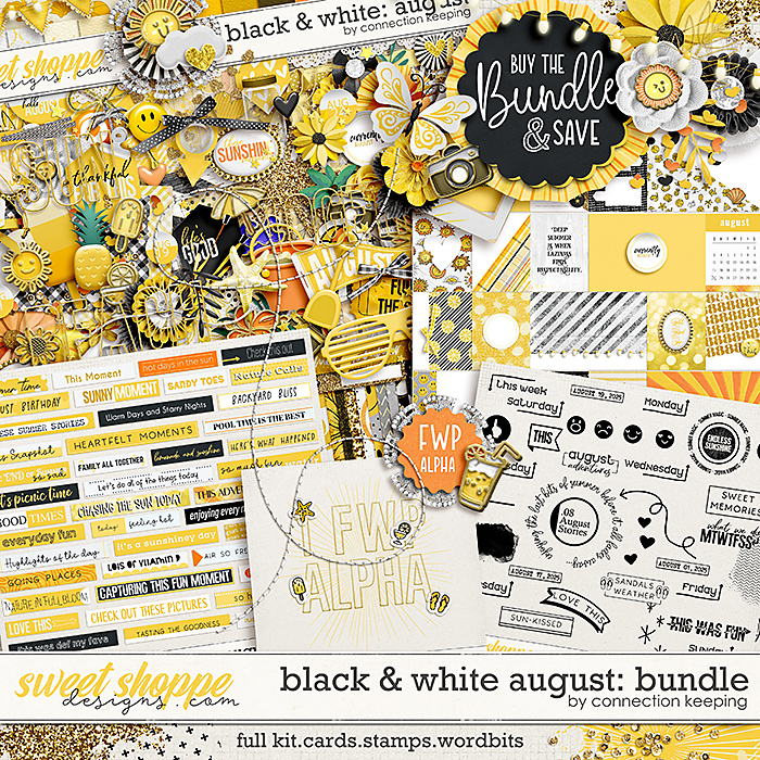 Black & White: August Bundle by Connection Keeping