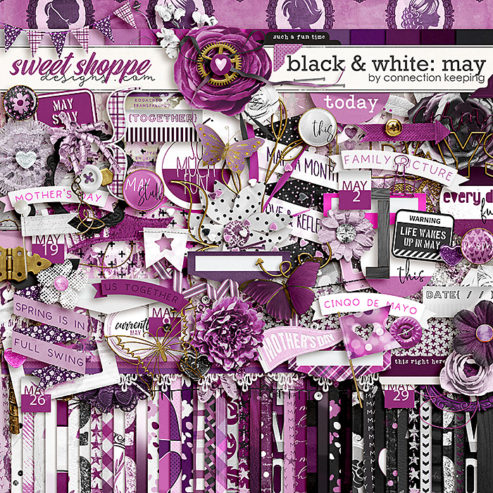 Black & White: May Kit by Connection Keeping