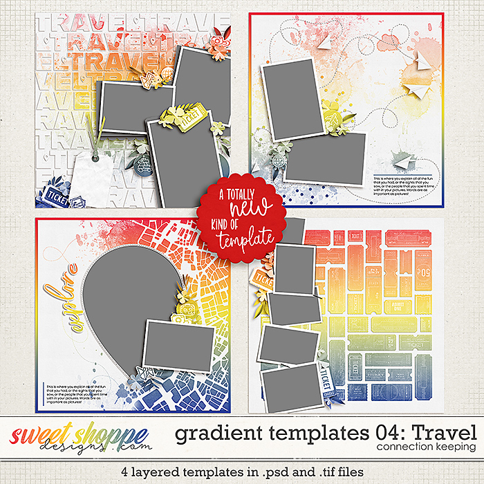 Gradient Templates 04: Travel by Connection Keeping