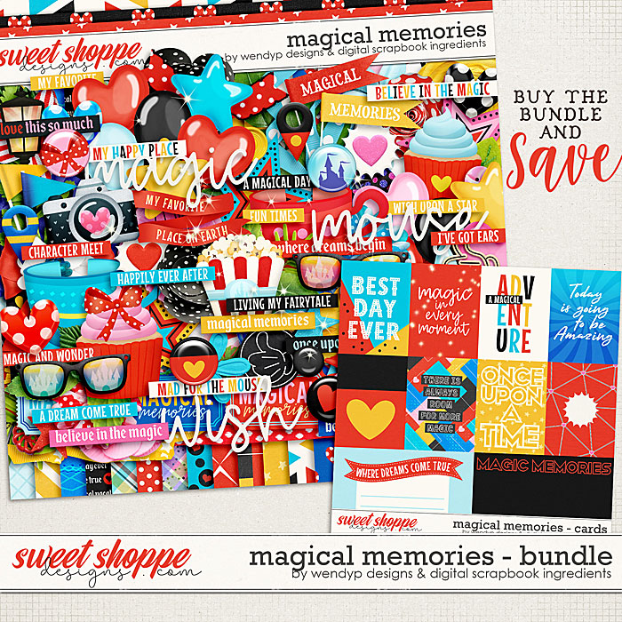 Magical Memories - Bundle by Digital Scrapbook Ingredients & WendyP Designs