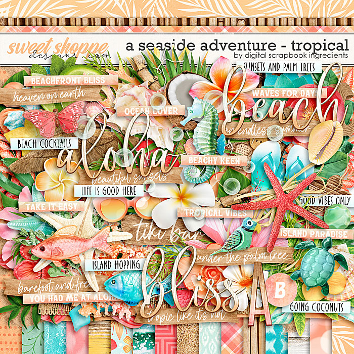 A Seaside Adventure - Tropical by Digital Scrapbook Ingredients