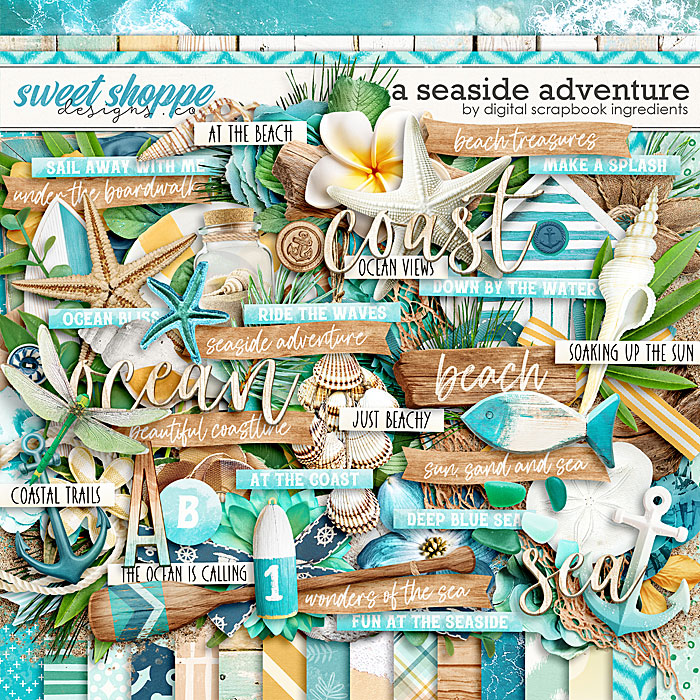 A Seaside Adventure by Digital Scrapbook Ingredients