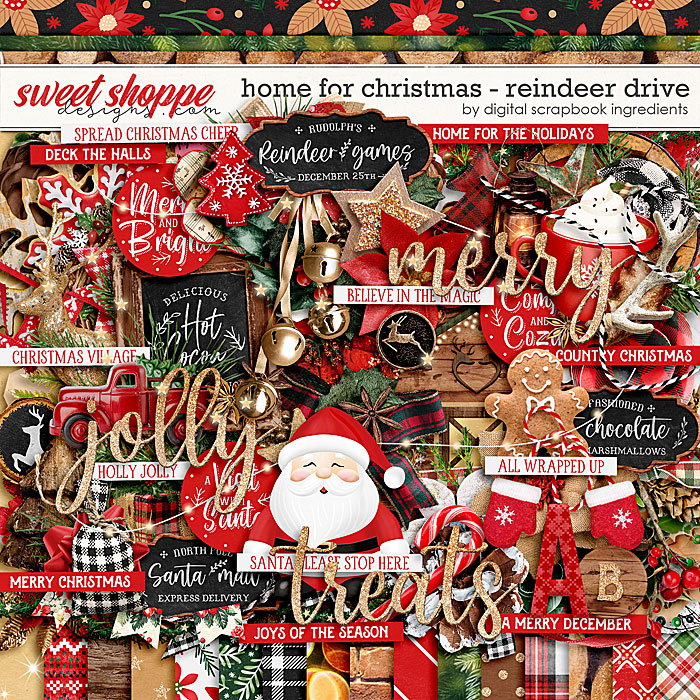 Home For Christmas: Reindeer Drive by Digital Scrapbook Ingredients