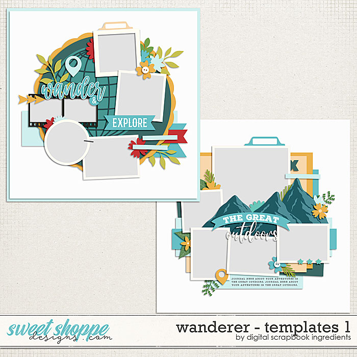 Wanderer Templates1 by Digital Scrapbook Ingredients