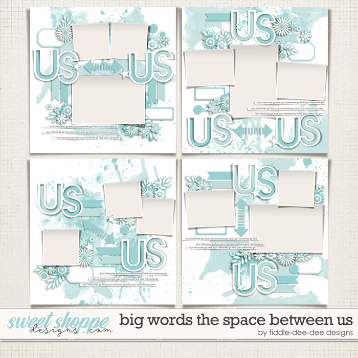 Big Words The Space Between Us by Fiddle-Dee-Dee Designs
