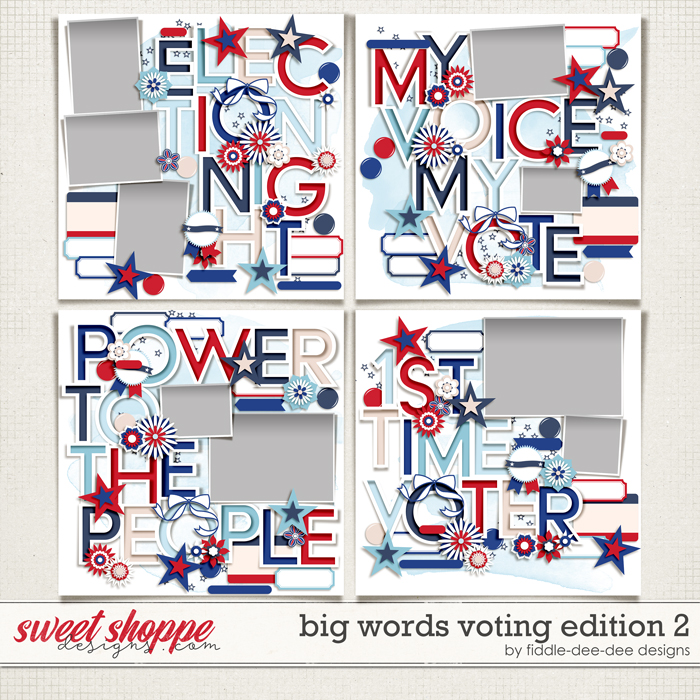 Big Words Voting Edition 2 by Fiddle-Dee-Dee Designs