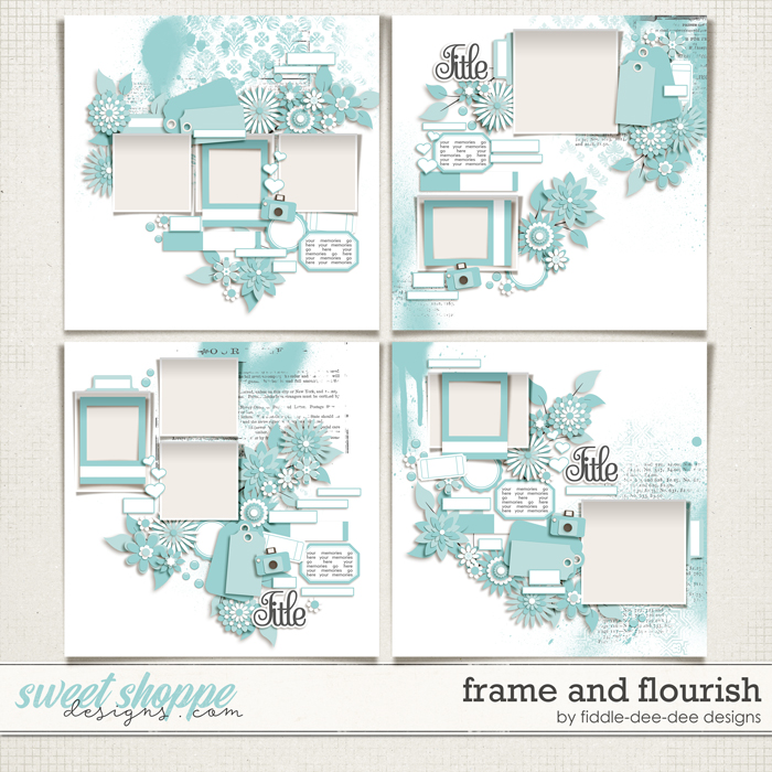 Frame and Flourish by Fiddle-Dee-Dee Designs