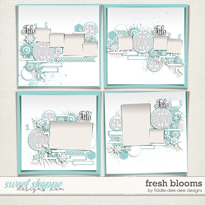Fresh Blooms by Fiddle-Dee-Dee Designs