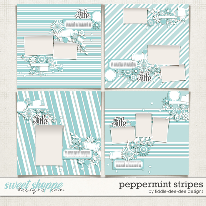Peppermint Stripes by Fiddle-Dee-Dee Designs